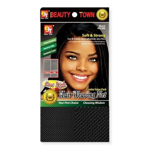 BEAUTY TOWN WEAVING NET BLACK COMBO 2289