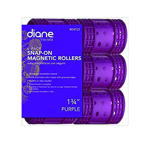 DIANE 4723 SNAP-ON MAGNETIC ROLLER 1-3/4 PURPLE