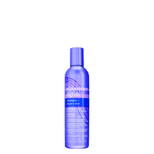 CLAIROL SHIMMER LIGHT SHAMPOO BLONDE & SILVER 8 OZ