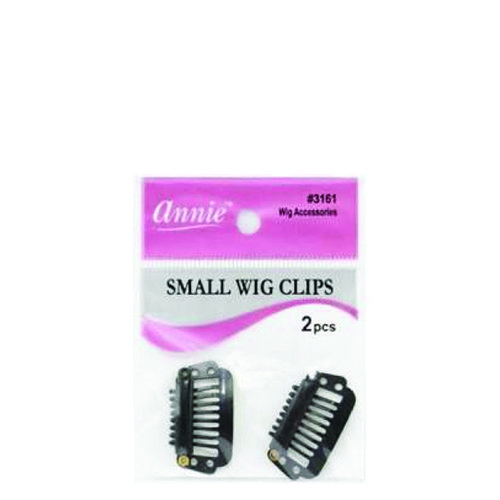 ANNIE 3161 WIG CLIP BLACK 2 PCS SMALL