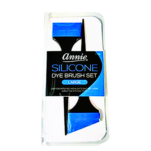 ANNIE 2961 SILICONE DYE BRUSH SET LG BLUE.