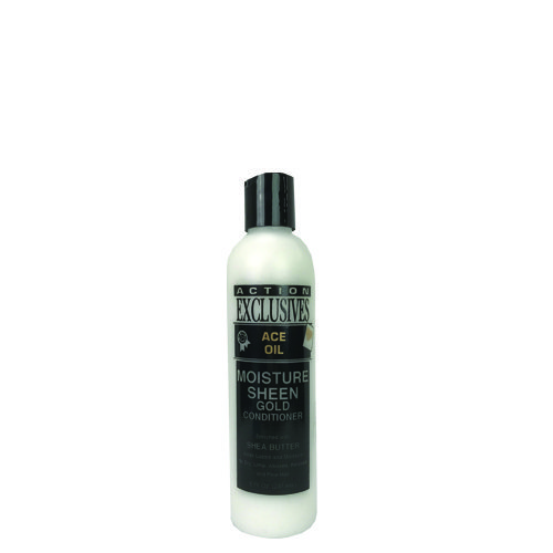 ACTION EXCLUSIVES MOISTURE SHEEN GOLD PLUS CONDITIONER  8 OZ.