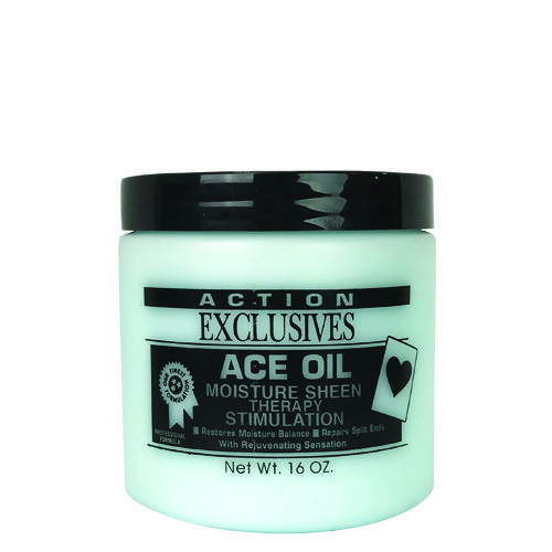 ACTION EXCLUSIVES MOISTURE SHEEN THERAPY STIMULATION 16 OZ