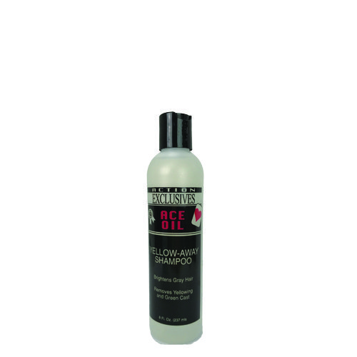 ACTION EXCLUSIVES YELLOW AWAY SHAMPOO 8 OZ.