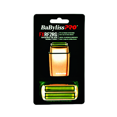 BABYLISS PRO FXRF2RG REPLACEMENT FOIL HEAD WITH 2 CUTTERS ROSE GOLD.