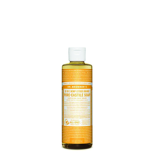 DR BRONNER'S LIQUID SOAP ORANGE 8 OZ