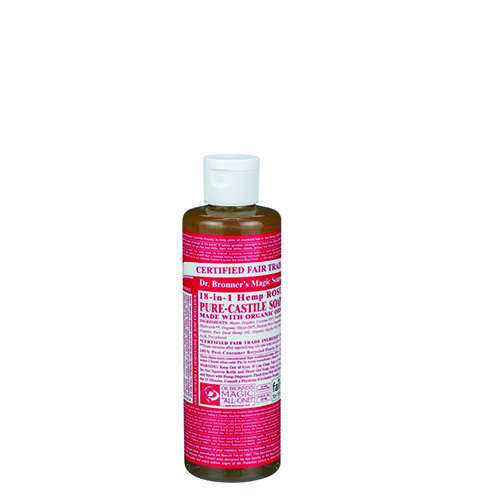 DR BRONNER'S LIQUID SOAP ROSE 8 OZ