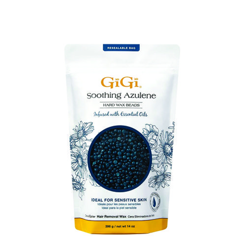 GIGI WAX BEADS AZULENE 14 OZ 0313