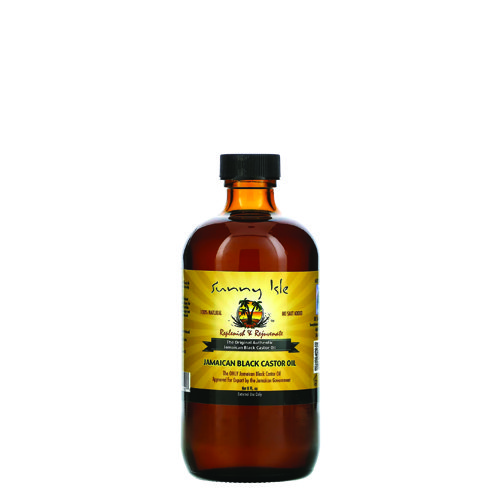 SUNNY ISLE BLACK CASTOR OIL 8 OZ