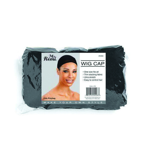 ANNIE 4403 WIG CAP BULK 144PC BLACK
