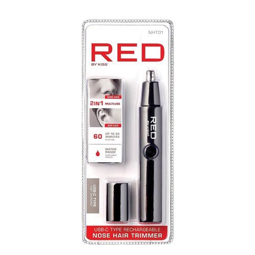 RED BY KISS CORDLESS NOSE HAIR TRIMMER