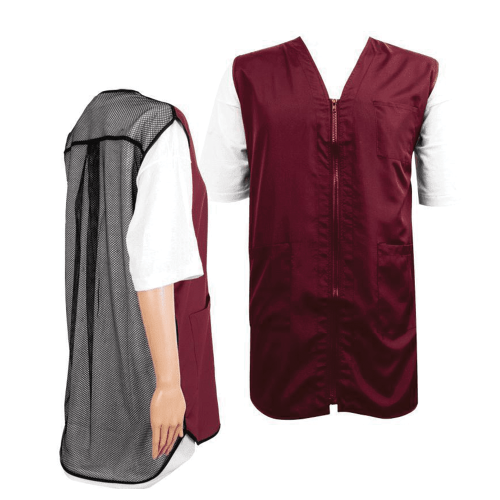 VINCENT MESH VEST BURGUNDY