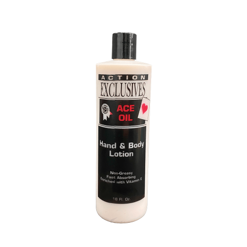 ACTION EXCLUSIVES HAND AND BODY LOTION 16 OZ