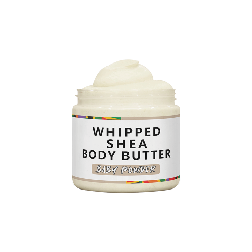 AKWAABA WHIPPED SHEA BUTTER BABY POWDER SCENT 12 OZ