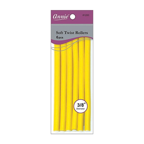 ANNIE 1200 TWIST ROLLER SHORT 3/8" YELLOW