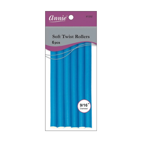 ANNIE 1202 TWIST ROLLER SHORT 9/16" BLUE