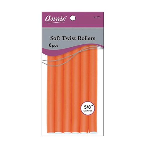 ANNIE 1203 TWIST ROLLER SHORT 5/8" ORANGE