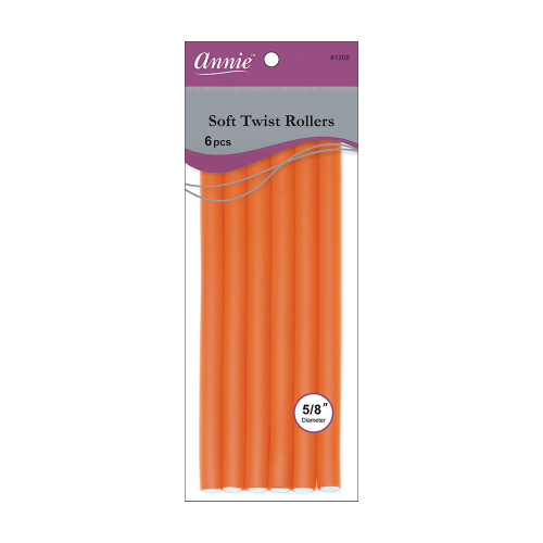 ANNIE 1208 TWIST ROLLER LONG 5/8" ORANGE