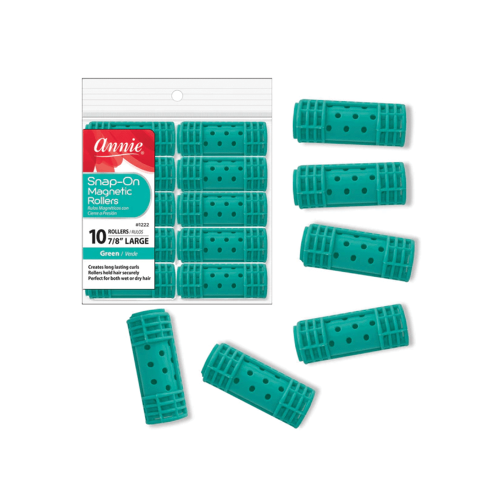 ANNIE 1222 SNAP-ON MAGNETIC ROLLERS GREEN
