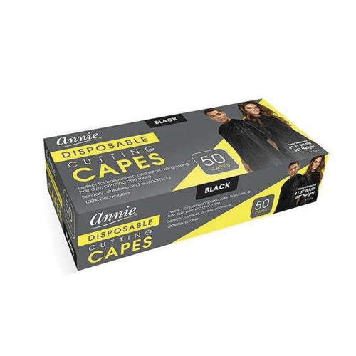 ANNIE 15054 DISPOSABLE CUTTING CAPE BLACK