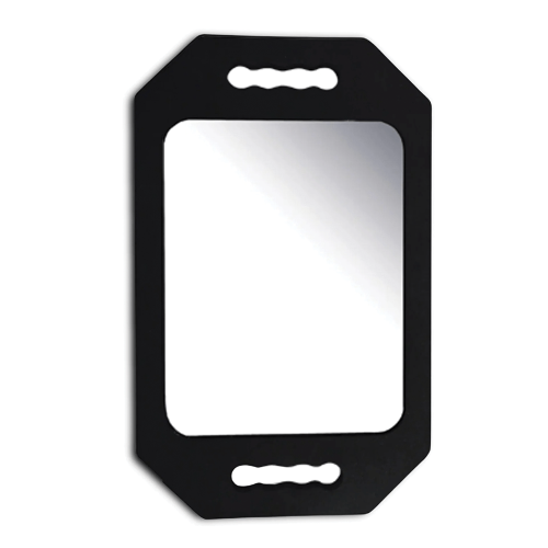 MAGIC COLLECTION EXTRA LARGE FOAM MIRROR BLACK