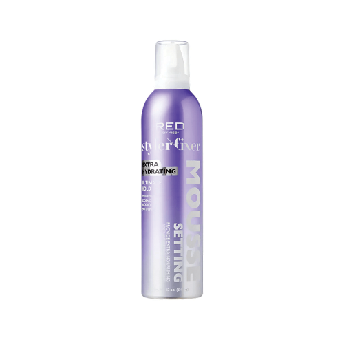 RED BY KISS STYLE FIXER MOUSSE EXTRA HYDRATING 12 OZ