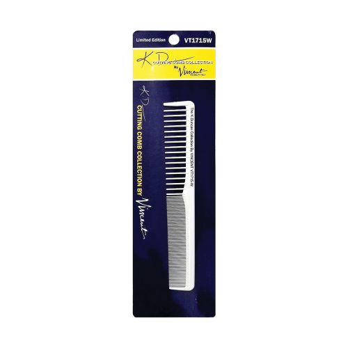 VINCENT K.D CERAMIC WHITE VT1715W ALL PUROSE WIDE COMB
