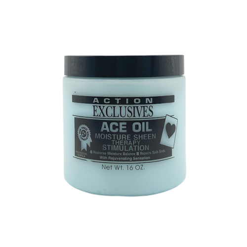 ACTION EXCLUSIVES MOISTURE SHEEN THERAPY STIMULATION 16 OZ