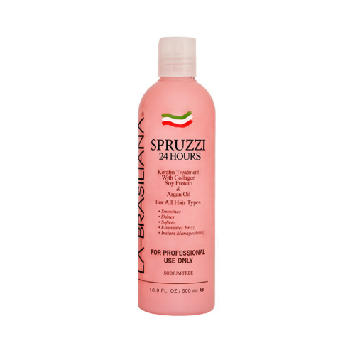 LA-BRASILIANA SPRUZZI PINK KERATIN TREATMENT 16 OZ