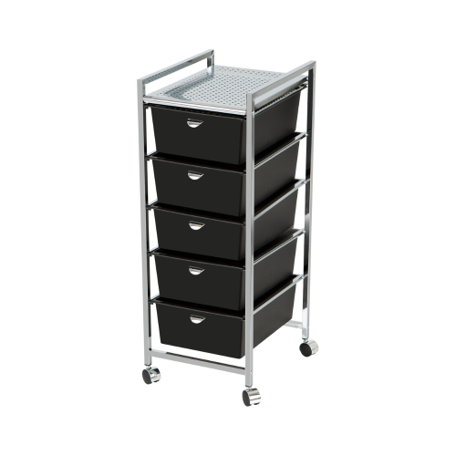PIBBS CART 5 DRAWER METAL FRAME
