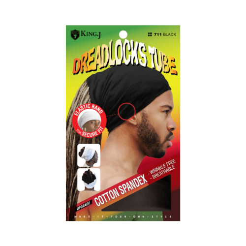 M&M 711 DREADLOCKS TUBE BLACK