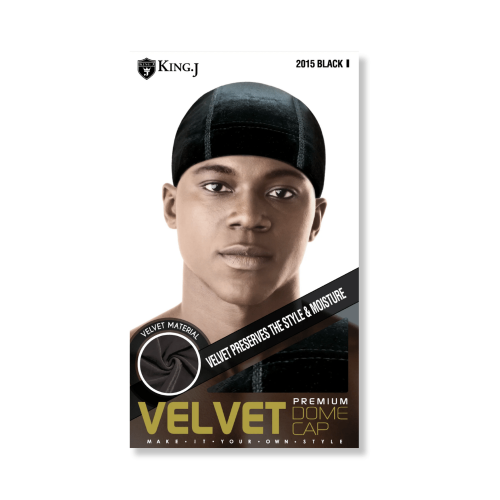 M&M 2015 PREMIUM VELVET DOME CAP - BLACK
