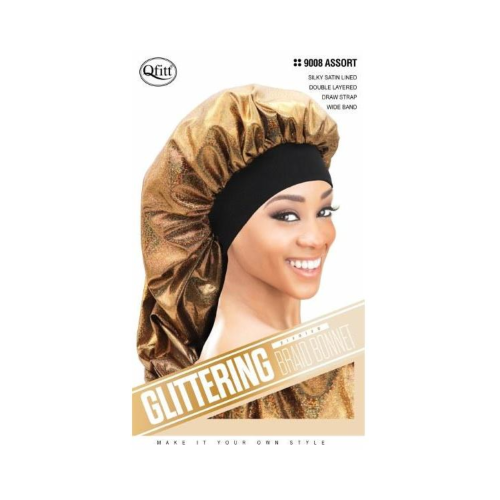 M&M 9008 GLITTERING BRAID BONNET ASSORT