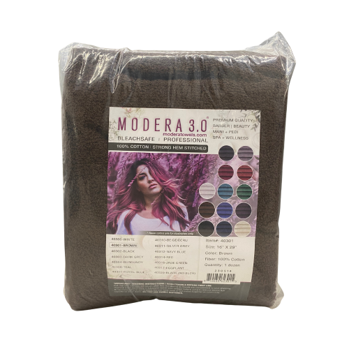 MODERA 3.0 BCR TOWEL 16X29 BROWN 1 DOZEN