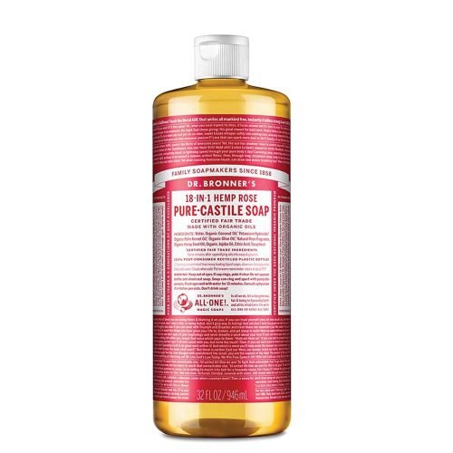 DR BRON LIQ SOAP ROSE 32 OZ