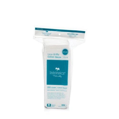INTRINSICS COTTON GAUZE 4X4 200 CT