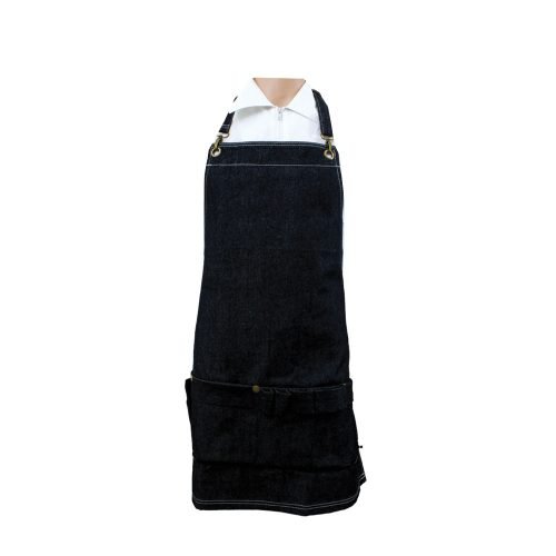 VINCENT APRON DENIM BLACK