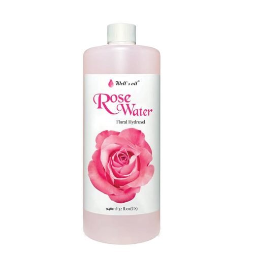 WELL'S OIL 01L ROSE WATER 32 OZ