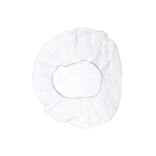 M&M 241 DISPOSABLE SHOWER CAP JUMBO 3PC CLEAR