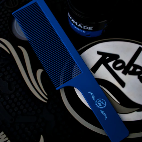 ROLDA FLAT TOP HAIR STYLING COMB BLUE 9"
