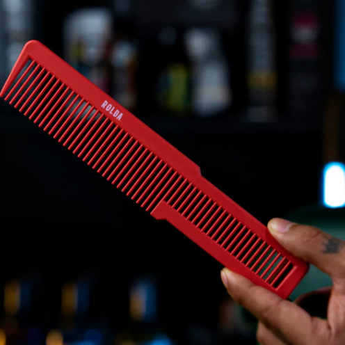 ROLDA CUTTING CARBON-FIBER COMB RED 8"