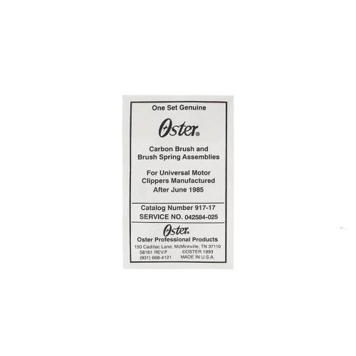 OSTER A/S 76 CARBON BRUSH SPRING IN ENVELOPE