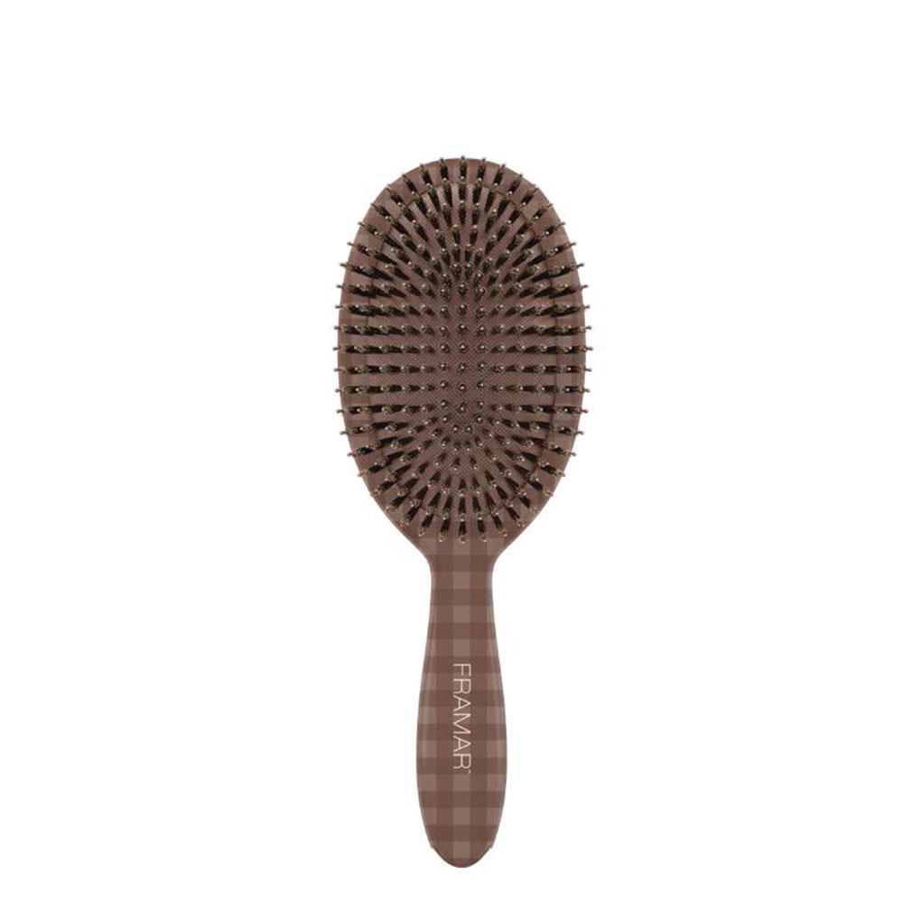 Framar Polish Brush Chocolate Gingham