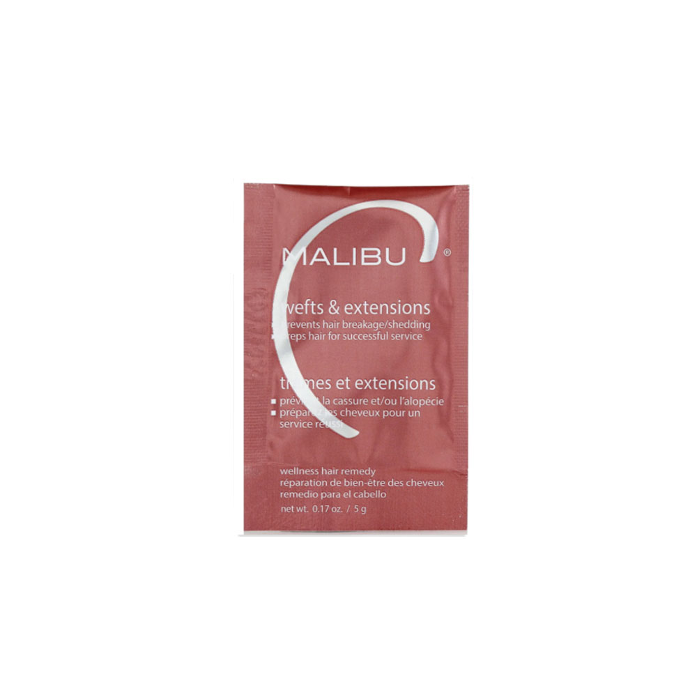 Malibu C Wefts and Extensions Remedy packet