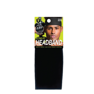 M&M 2262 Active Fit Headband Black